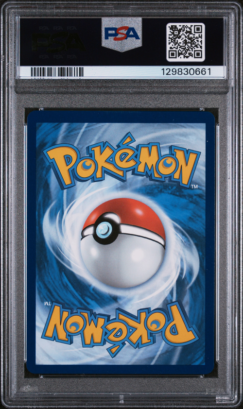 PSA Card Back