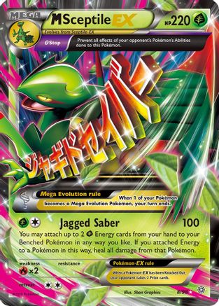 M Sceptile EX (8/98) - XY Ancient Origins Holofoil