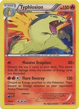 Typhlosion (20/162) - XY BREAKthrough Holofoil