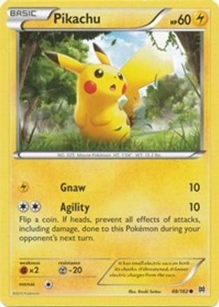 Pikachu (48/162) - XY BREAKthrough Reverse Holofoil