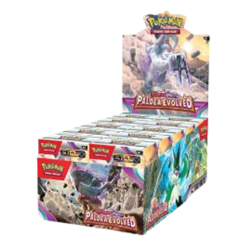 Display of 10 Paldea Evolved Build & Battle Display of 10 Paldea Evolved Build & Battle