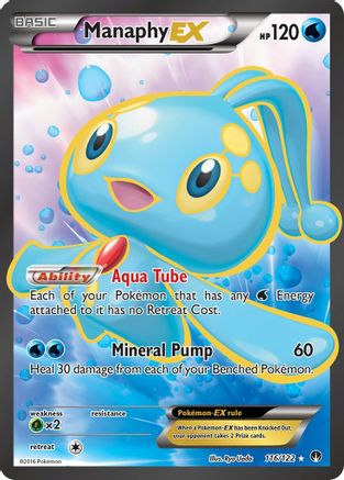 Manaphy EX (Full Art) (116/122) - XY BREAKpoint Holofoil