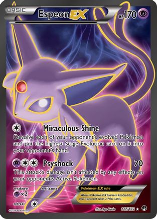 Espeon EX (Full Art) (117/122) - XY BREAKpoint Holofoil