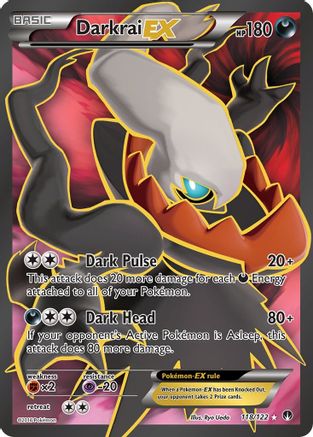 Darkrai EX (Full Art) (118/122) - XY  BREAKpoint Holofoil
