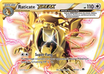 Raticate BREAK (89/122) - XY BREAKpoint Holofoil