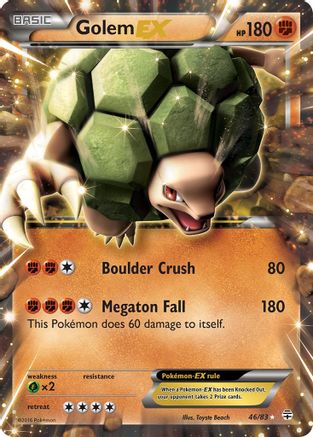 Golem EX (46/83) - Generations Holofoil