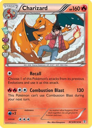 Charizard (RC5/RC32) - Generations Radiant Collection Holofoil