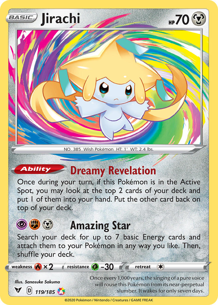PSA 10Jirachi #119/185 Vivid Voltage