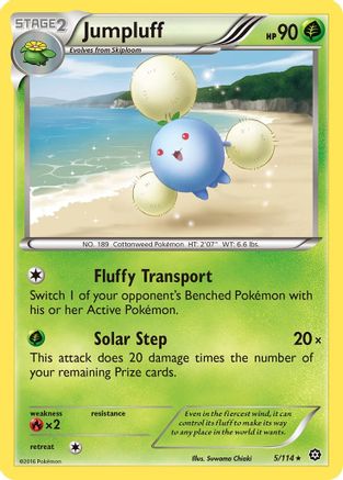 Jumpluff (5/114) - XY Steam Siege Reverse Holofoil
