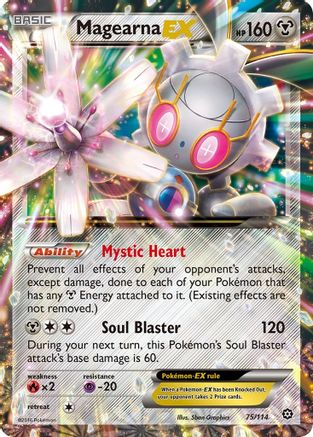 Magearna EX (75/114) - XY Steam Siege Holofoil