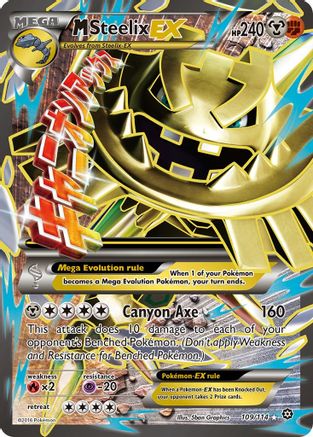 M Steelix EX (Full Art) (109/114) - XY Steam Siege Holofoil
