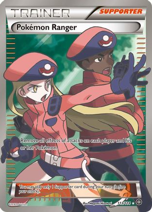 Pokemon Ranger (Full Art) (113/114) - XY Steam Siege Holofoil