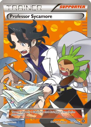 Professor Sycamore (114/114) - XY Steam Siege Holofoil