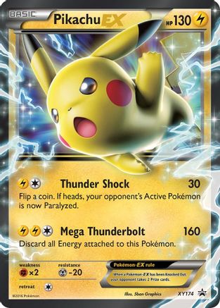 Pikachu EX (XY174/211) - XY Promos Holofoil