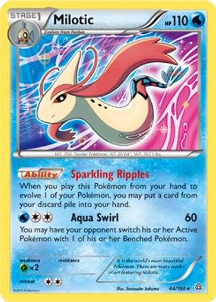 Milotic (XY Primal Clash) (44/160) - Deck Exclusives