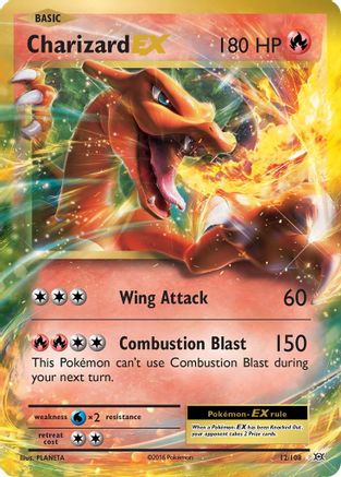 Charizard EX (12/108) - XY Evolutions Holofoil