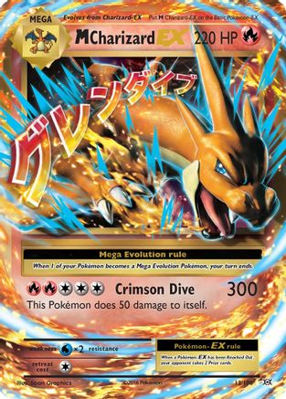 M Charizard EX (13/108) - XY Evolutions Holofoil