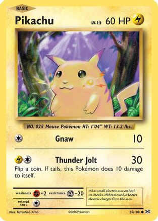 Pikachu (35/108) - XY Evolutions