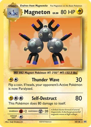 Magneton (38/108) - XY Evolutions Holofoil