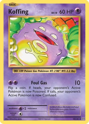 Koffing (50/108) - XY Evolutions