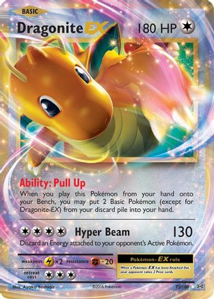 Dragonite EX (72/108) - XY Evolutions Holofoil