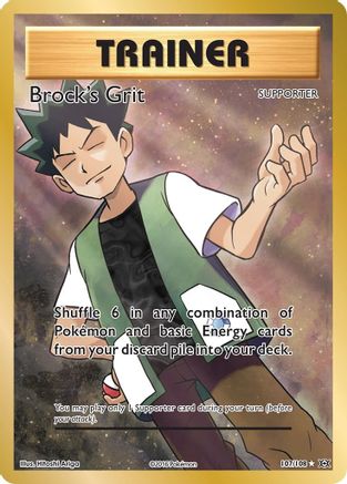 Brock's Grit (Full Art) (107/108) - XY Evolutions Holofoil