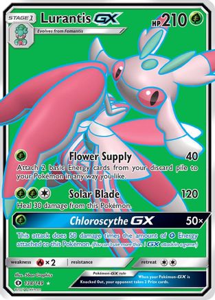 Lurantis GX (Full Art) (138/149) - SM Base Set Holofoil