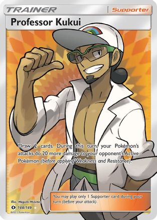Professor Kukui (Full Art) (148/149) - SM Base Set Holofoil