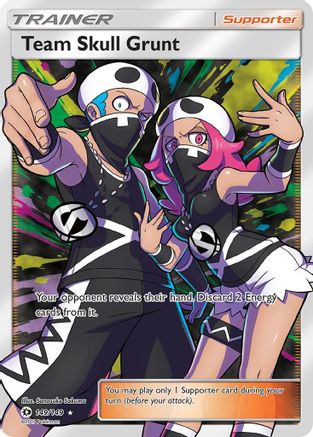 Team Skull Grunt (Full Art) (149/149) - SM Base Set Holofoil