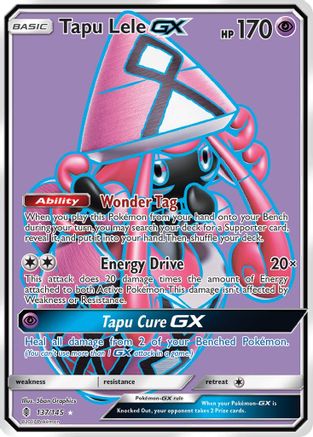Tapu Lele GX (Full Art) (137/145) - SM Guardians Rising Holofoil