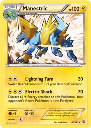 Manectric (XY Primal Clash) (61/160) - Deck Exclusives
