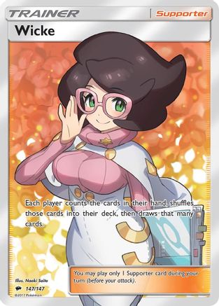 Wicke (Full Art) (147/147) - SM Burning Shadows Holofoil