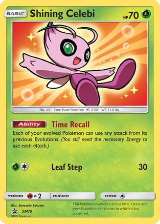 Shining Celebi (SM79/248) - SM Promos Holofoil