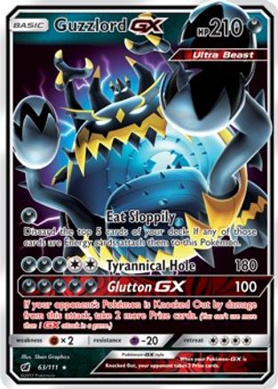 Guzzlord GX (63/111) - SM Crimson Invasion Holofoil
