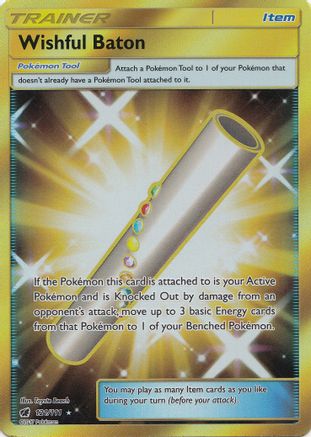 Wishful Baton (Secret) (121/111) - SM Crimson Invasion Holofoil