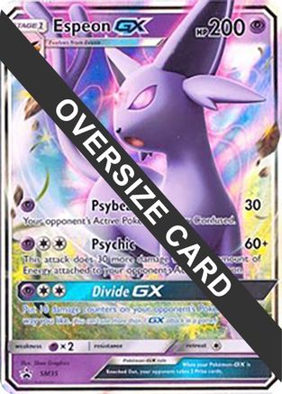Espeon GX (SM Black Star Promos) (SM35) - Jumbo Cards Holofoil