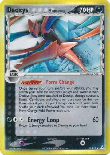 Deoxys (Attack)(Delta Species) - 3/110 - Holo Rare Reverse Holo