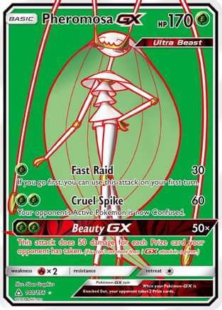 Pheromosa GX (Full Art) (140/156) - SM Ultra Prism Holofoil