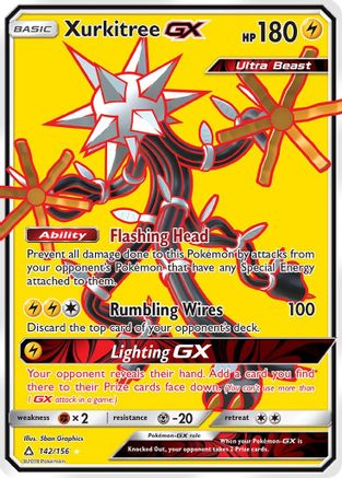 Xurkitree GX (Full Art) (142/156) - SM Ultra Prism Holofoil