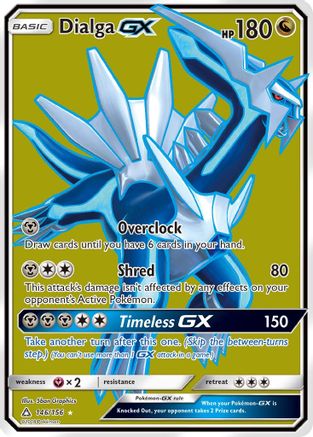 Dialga GX (Full Art) (146/156) - SM  Ultra Prism Holofoil