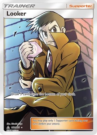 Looker (Full Art) (152/156) - SM  Ultra Prism Holofoil