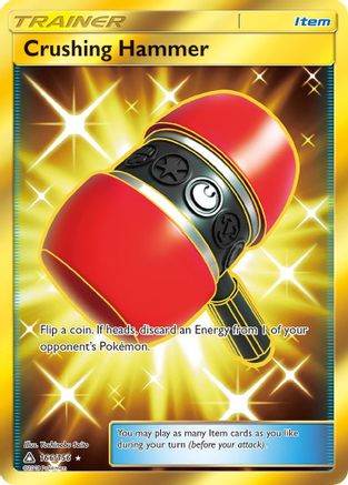 Crushing Hammer (Secret Rare) (166/156) - SM  Ultra Prism Holofoil