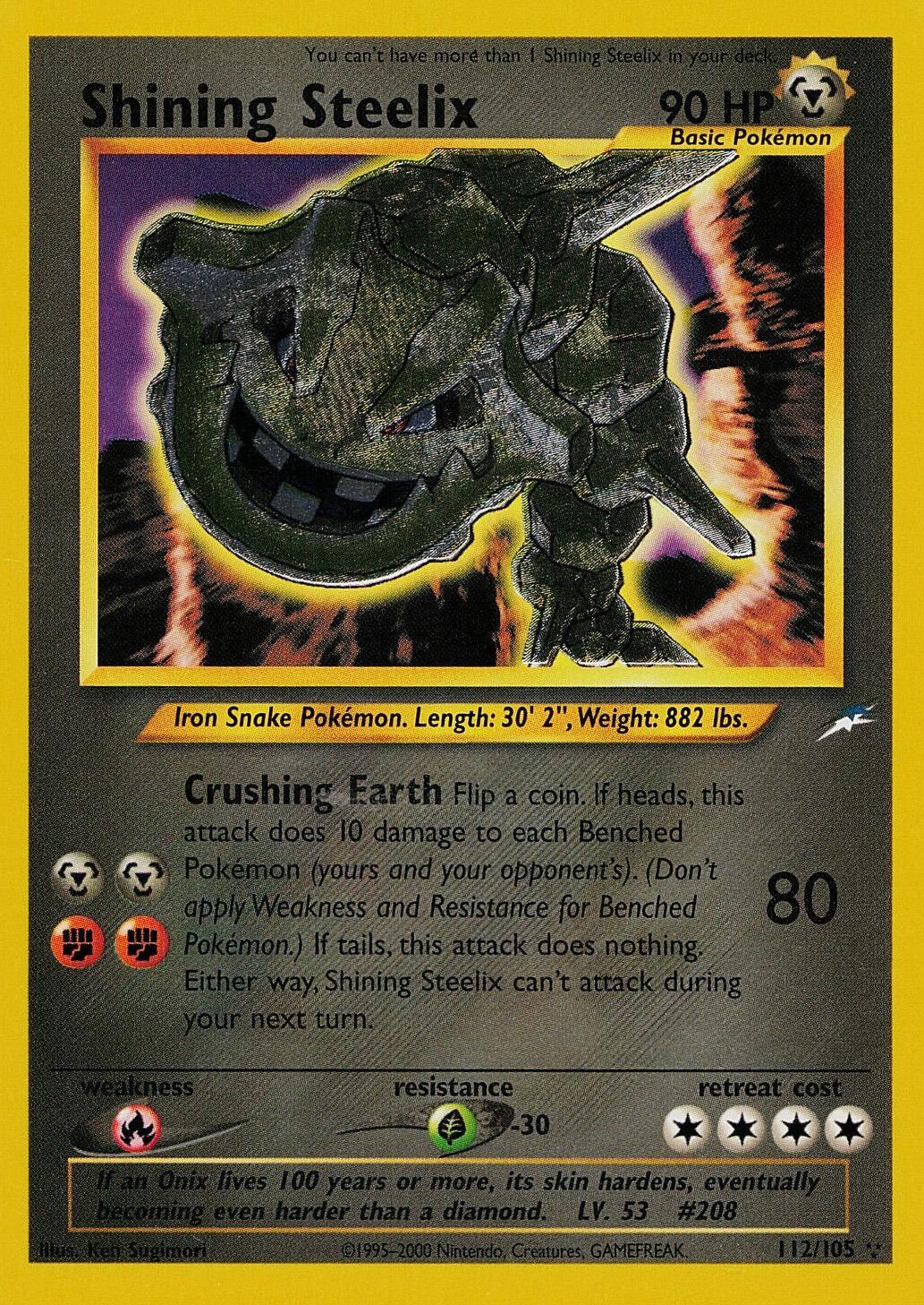Shining Steelix (112/105) - Neo Destiny Unlimited Holofoil