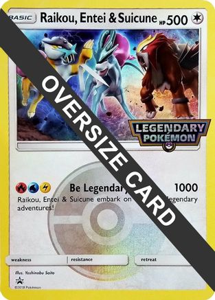 Raikou, Entei & Suicune ) - Jumbo Cards Holofoil