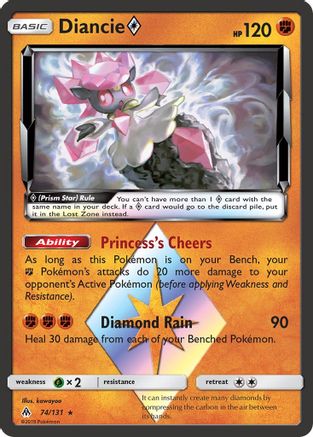 Diancie Prism Star (74/131) - SM Forbidden Light Holofoil