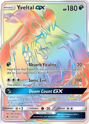 Yveltal GX (Secret) (137/131) - SM Forbidden Light Holofoil