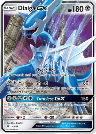 Dialga GX (82/131) - SM Forbidden Light Holofoil