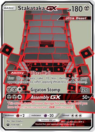 Stakataka GX (Full Art) (159/168) - SM Celestial Storm Holofoil