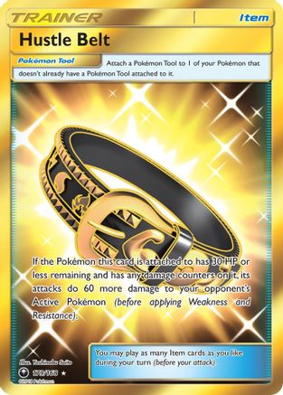 Hustle Belt (Secret) (179/168) - SM Celestial Storm Holofoil