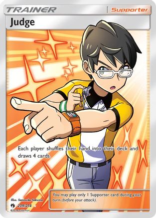 Judge (Full Art) (209/214) - SM  Lost Thunder Holofoil